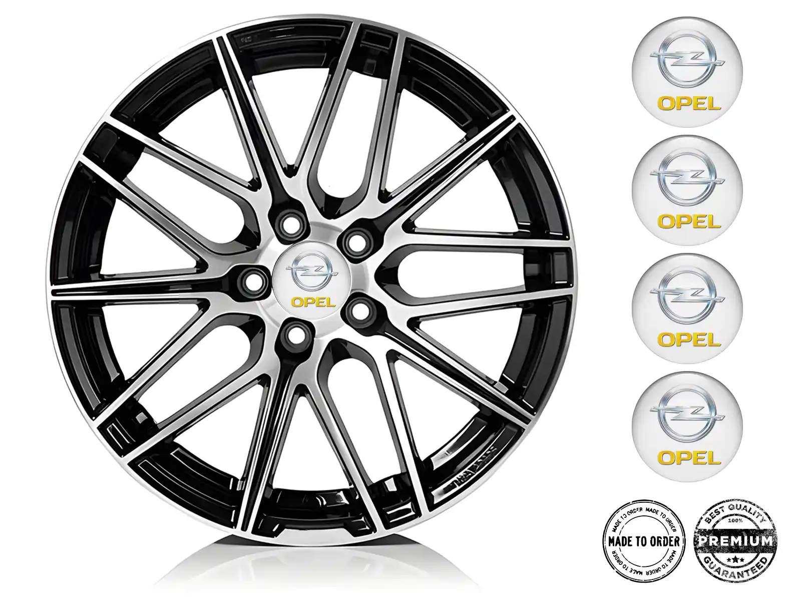 Opel Pegatinas de Aro Estilo Logos de Cúpula Elegante